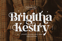 Brigitha Kestry || Retro Bold Serif