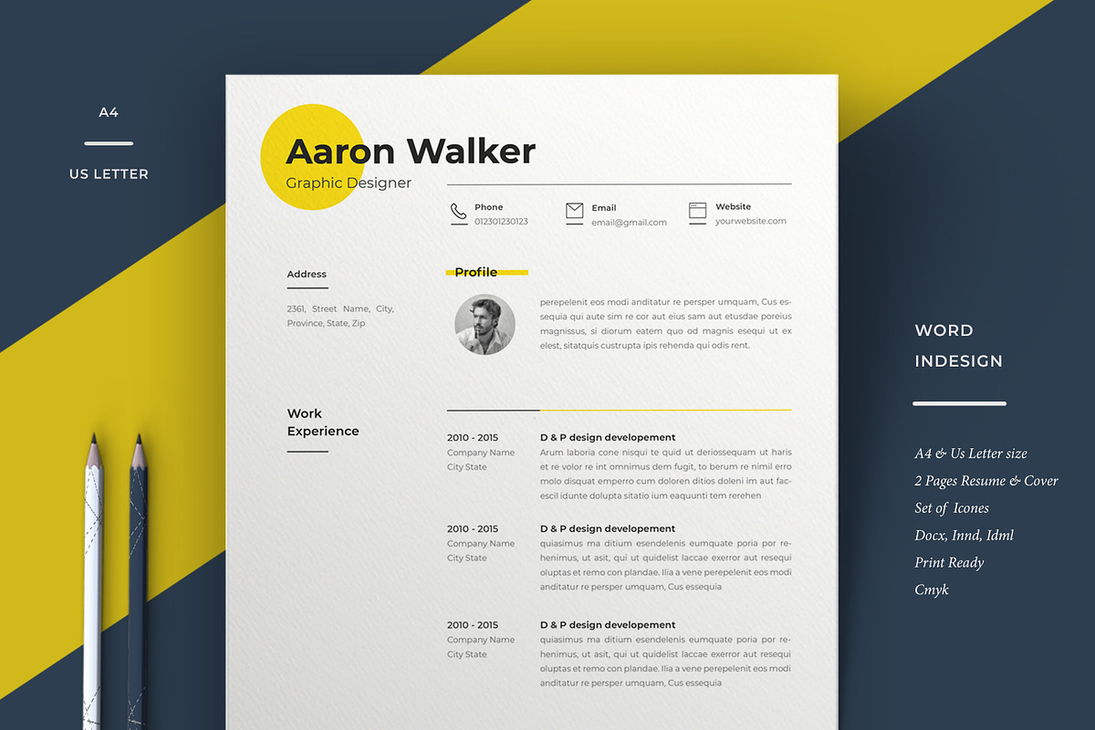 Minimal Resume, a Resume Template by Estartshop (Photo 3 of 6)