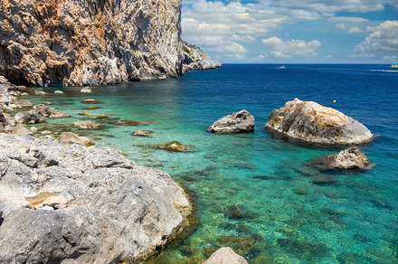 Beautiful seascape in Spanish Costa