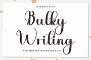 Bulky Writing, a Font by InermediaSTUDIO (Thumbnail 1 of 8)