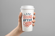 Vintage Coffee Lettering Quotes., a Graphic by ElenKoss (Thumbnail 11 of 12)