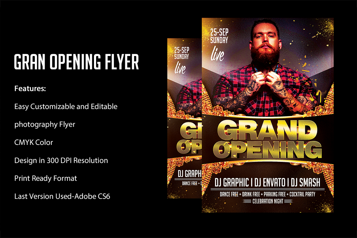 Grand Opening Flyer, a Flyer Template by VaaniDesigns (Photo 1 of 2)
