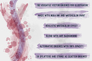 100 Watercolor/Inkwash Brushes, a Brush Add-On by Brigantine Designs (Thumbnail 2 of 5)