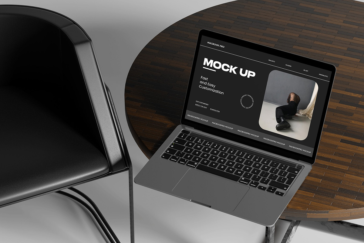 10 PSD Minimalist MacBook Mockup, a Mac Mockup by East Gallery (Photo 7 of 10)