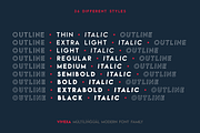 Vivexa Geometric Font Family, a Sans Serif Font by alpercakici (Thumbnail 7 of 9)