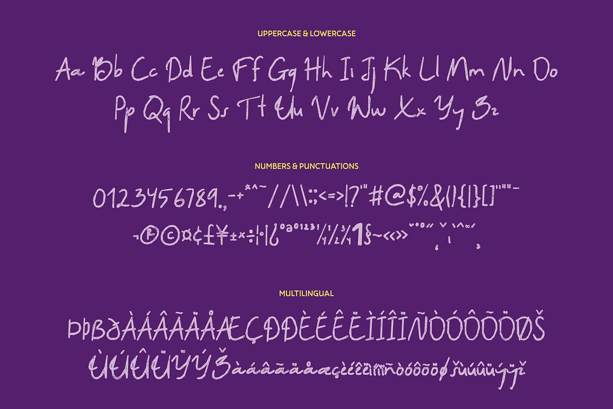 CS Bellisa Stamp, a Handwritten Font by Craft Supply Co. (Photo 8 of 8)