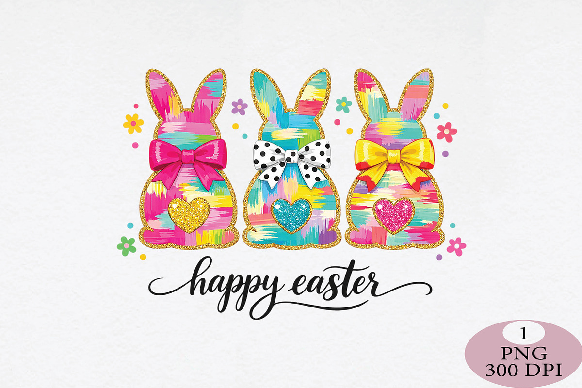 Coquette Easter Bunny Png, an Illustration by Daily.Designs (Photo 1 of 5)