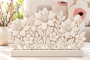 3D Flower Garden Decor STL, a Scene 3D Model by Layerology (Thumbnail 3 of 3)