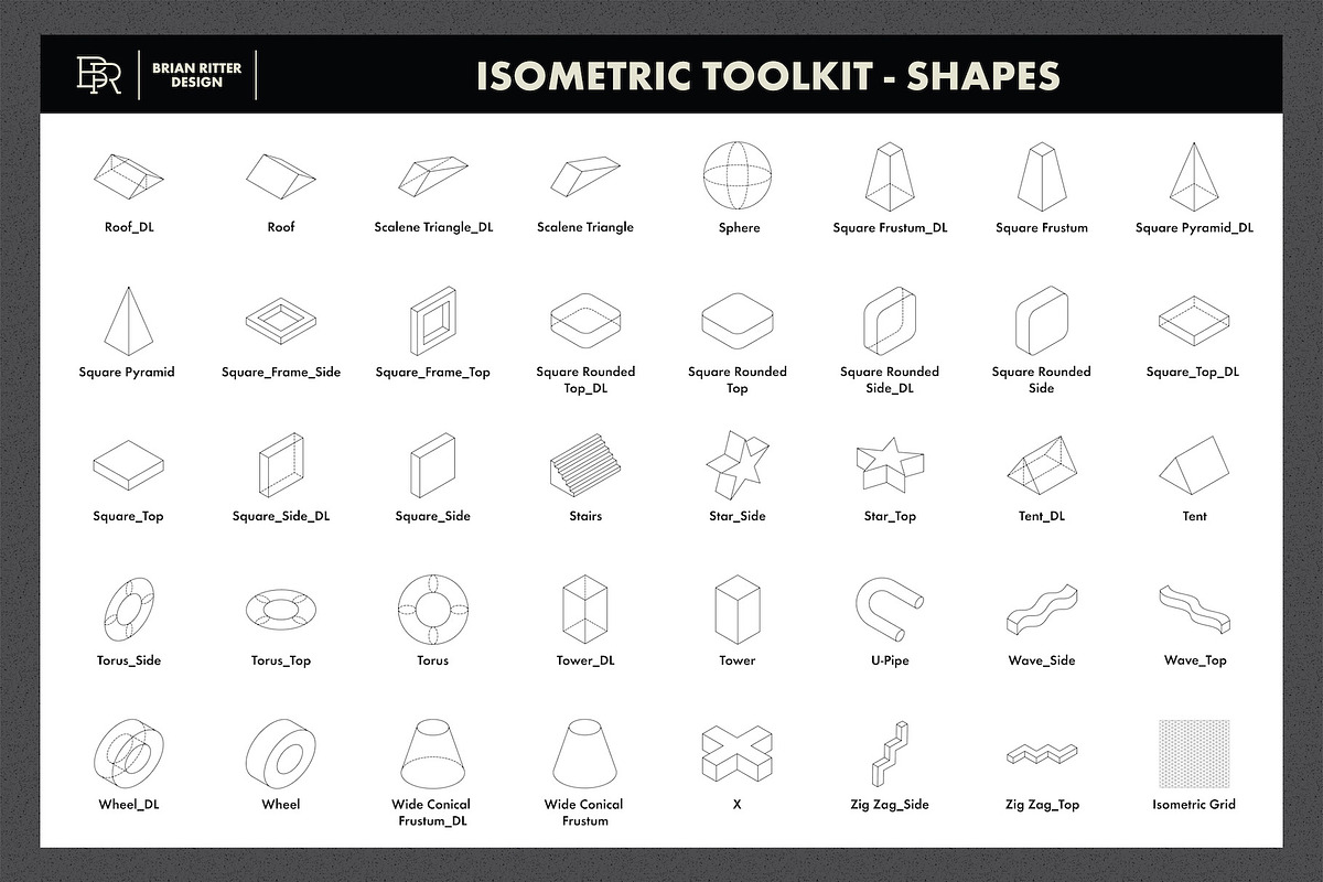 Isometric Toolkit, a Brush Add-On by Brian Ritter Design (Photo 7 of 11)