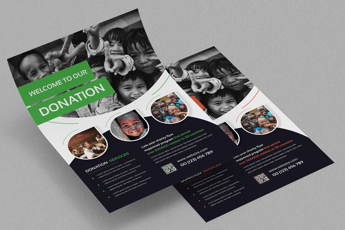 Charity and Donation Flyer