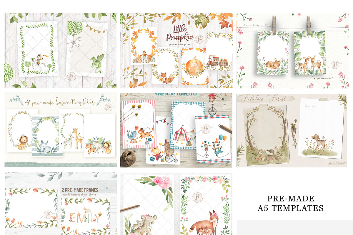 Whole Shop Bundle, an Animal Illustration by Flora+Bear (Photo 13 of 15)