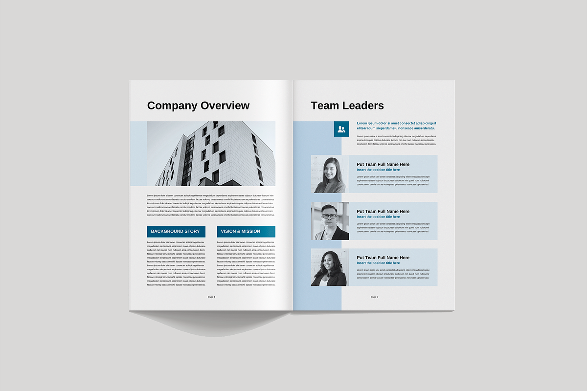 White Paper, a Brochure Template by Leaflove (Photo 3 of 10)