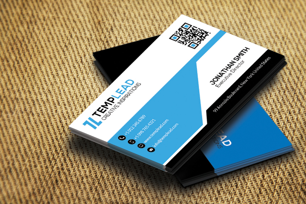 Corporate Business Card SE0333, a Card Template by annozio (Photo 2 of 3)