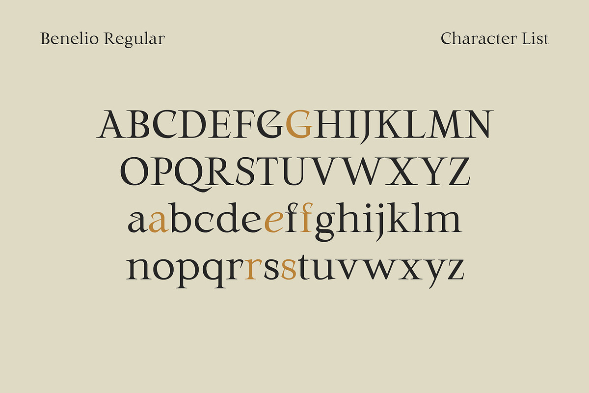 Benelio - Sharp Serif, a Serif Font by Makaryo Collective (Photo 10 of 11)