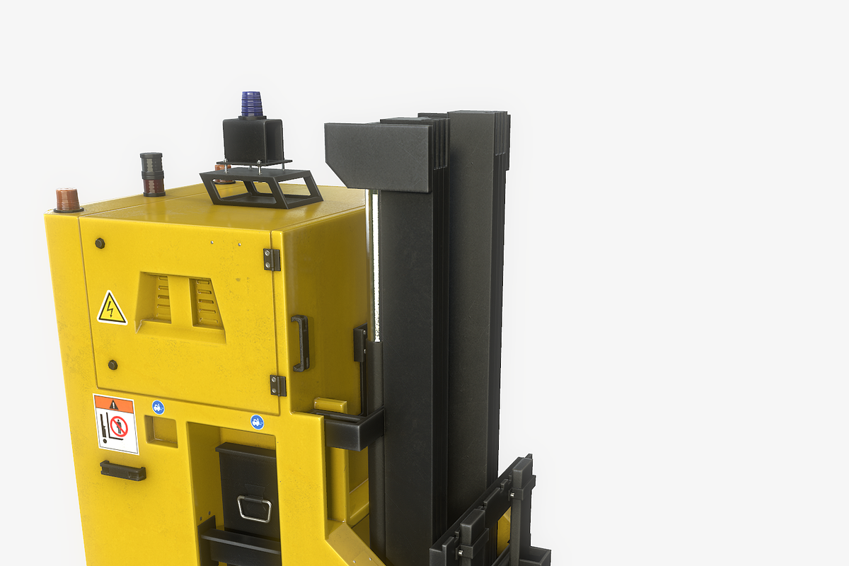 Automated Guided Vehicle, a Cars & Vehicle 3D Model by First Perspective Games (Photo 3 of 5)