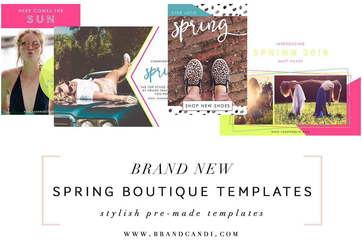 Boutique Marketing Templates, a Presentation Template by Brand Candi (Photo 1 of 6)