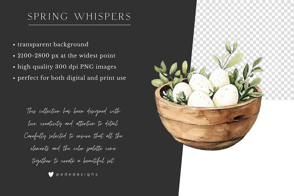 Spring Whispers, a Seasonal Illustration by PeDe Designs (Photo 8 of 25)