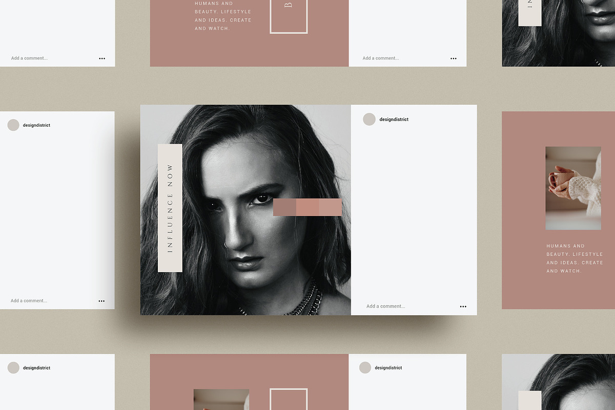 Fashion & Lifestyle Instagram Kit, a Social Media Template by Design District (Photo 5 of 19)