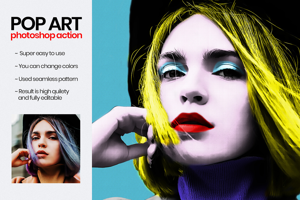 POP ART - PS Action, an Action Add-On by PSD Action (Photo 14 of 14)