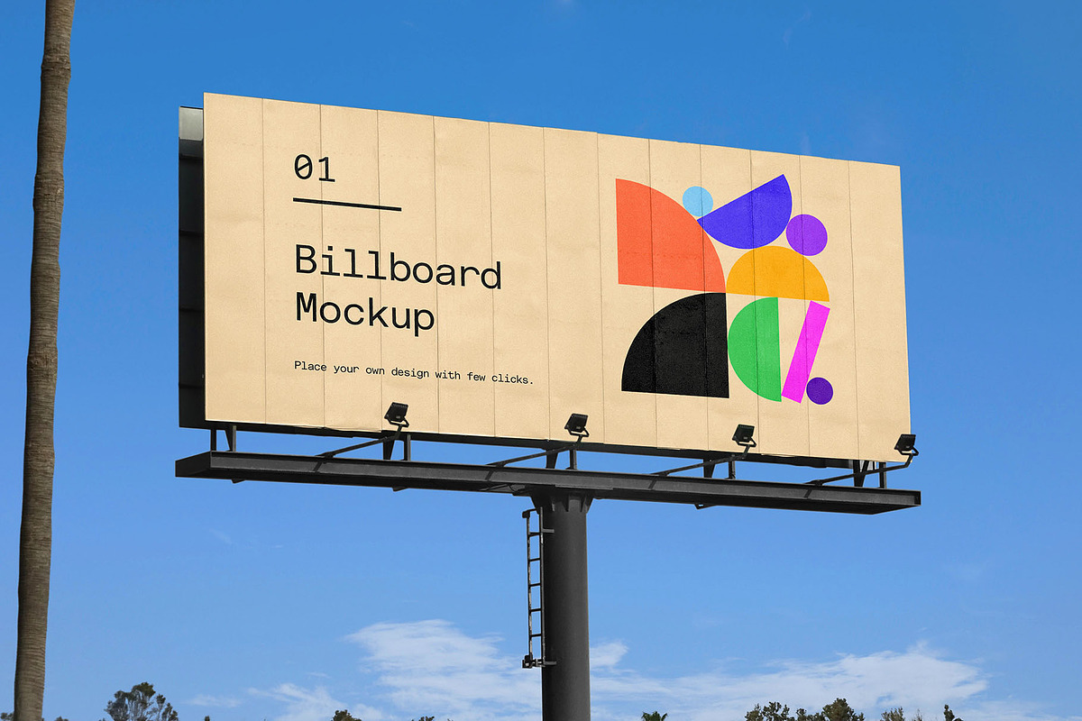 Billboard Poster Street Mockup, an Advertising Mockup by Asylab (Photo 1 of 5)