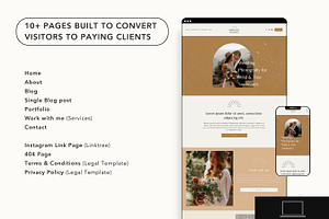 Squarespace 7.1 Template: Miranda