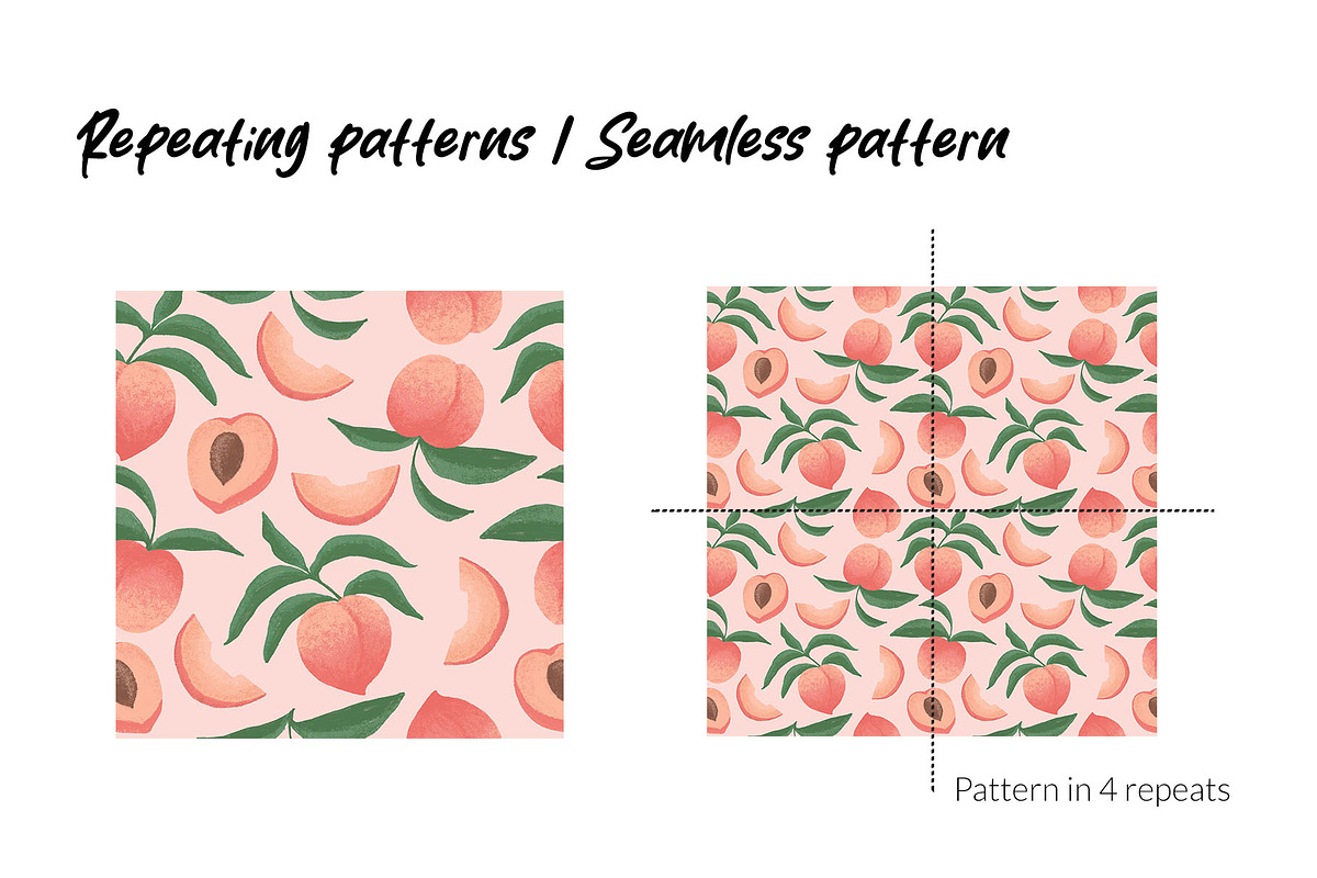 Hand drawn fruit Seamless pattern, a Pattern Graphic by CreativeChristiana (Photo 4 of 12)