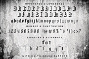 Denibas Sunset - Blackletter Font, a Blackletter Font by StringLabs (Thumbnail 10 of 11)