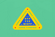 Junoa - Retro Display Font, a Sans Serif Font by HAN (Thumbnail 6 of 10)