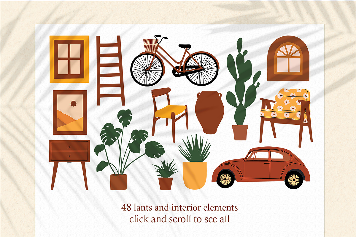 Feminine Summer Illustrations Set, a Person Illustration by Katerina Osa (Photo 4 of 9)