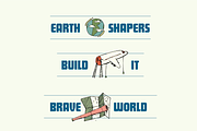 Hand-drawn Future Explorers Graphics, a Transportation Illustration by charmellow (Thumbnail 2 of 4)