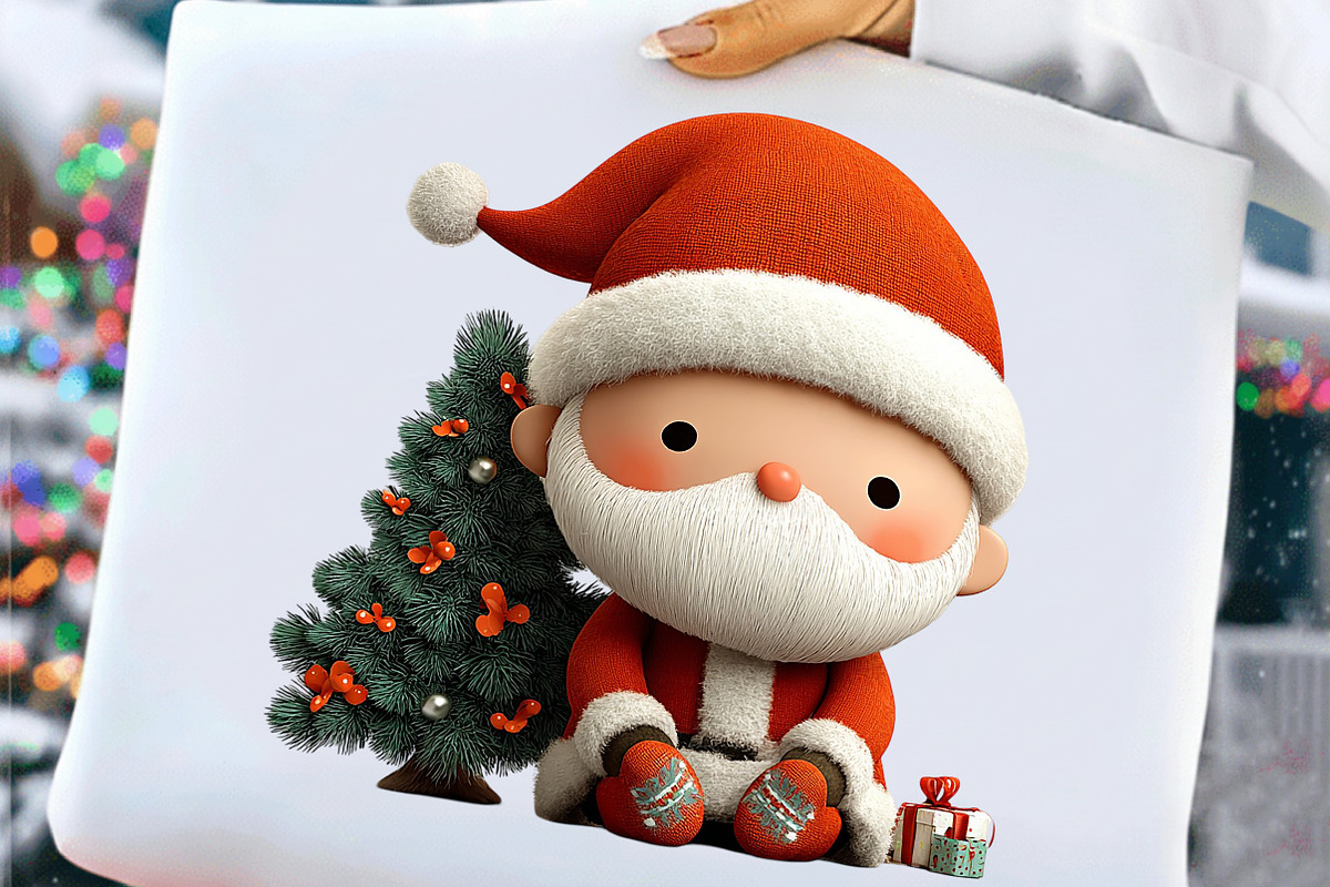 Cute Santa Claus & Friends Christmas, an Illustration by Craft Nest (Photo 4 of 8)
