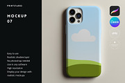 Phone Case Canva Mockup PNG Bundle, an iPhone Mockup by PrintStarXS (Thumbnail 8 of 11)