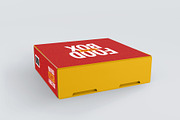 Food Box Mockup, a Packaging Mockup by SLAB! Design (Thumbnail 7 of 9)