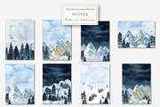 Winter Forest Mountain Gold, an Object Graphic by svetlanaARTdreams (Thumbnail 6 of 16)