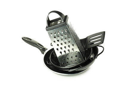 Different kitchen utensil isolated on white background, a Food & Drink Photo by AtlasStudio PRO