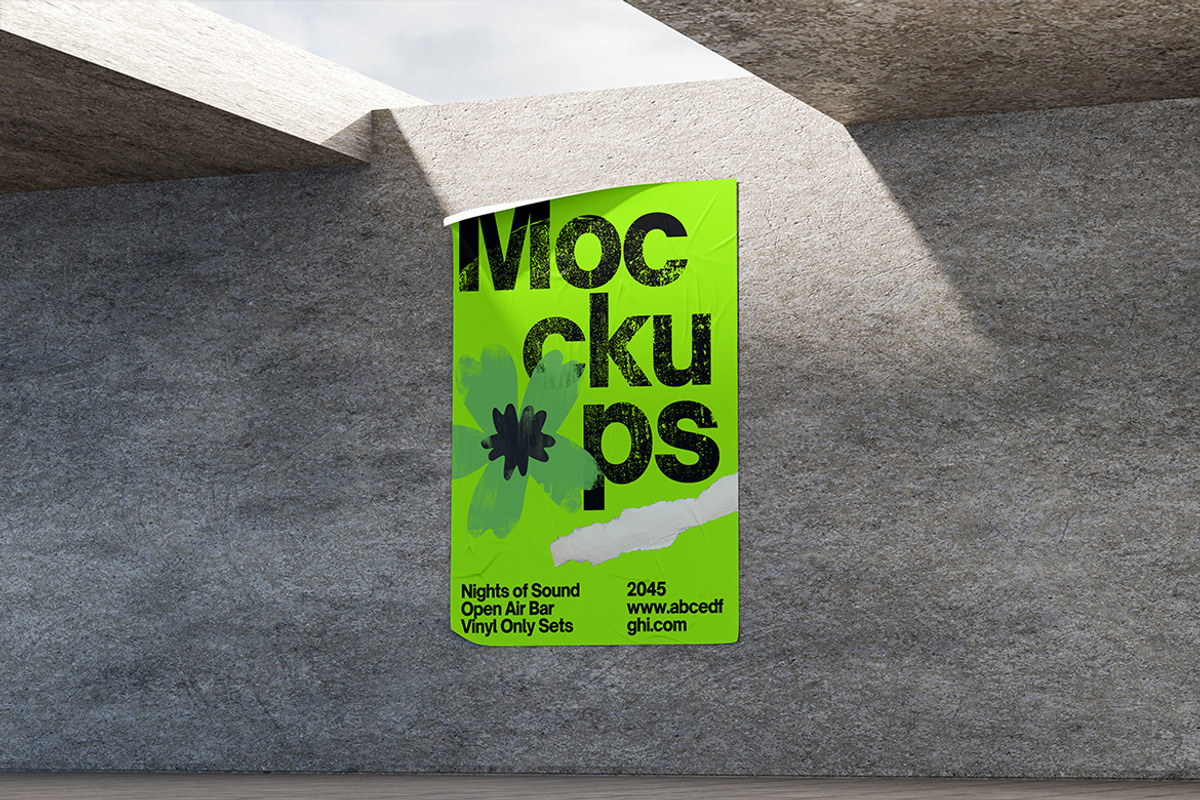 Modern Outdoor Poster Mockup, a Product Mockup by SimpangGraphics (Photo 3 of 4)