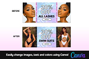 DIY Web Banner Set: Holo Film, a Landing Page Template by beautybosslab™ (Thumbnail 4 of 5)
