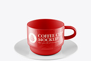 Ceramic Coffee Cup Mockup, an Advertising Mockup by OneVectorStock (Thumbnail 8 of 10)