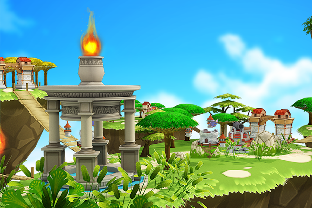Floating Islands, an Environmental 3D Model by Souchenki (Photo 3 of 17)