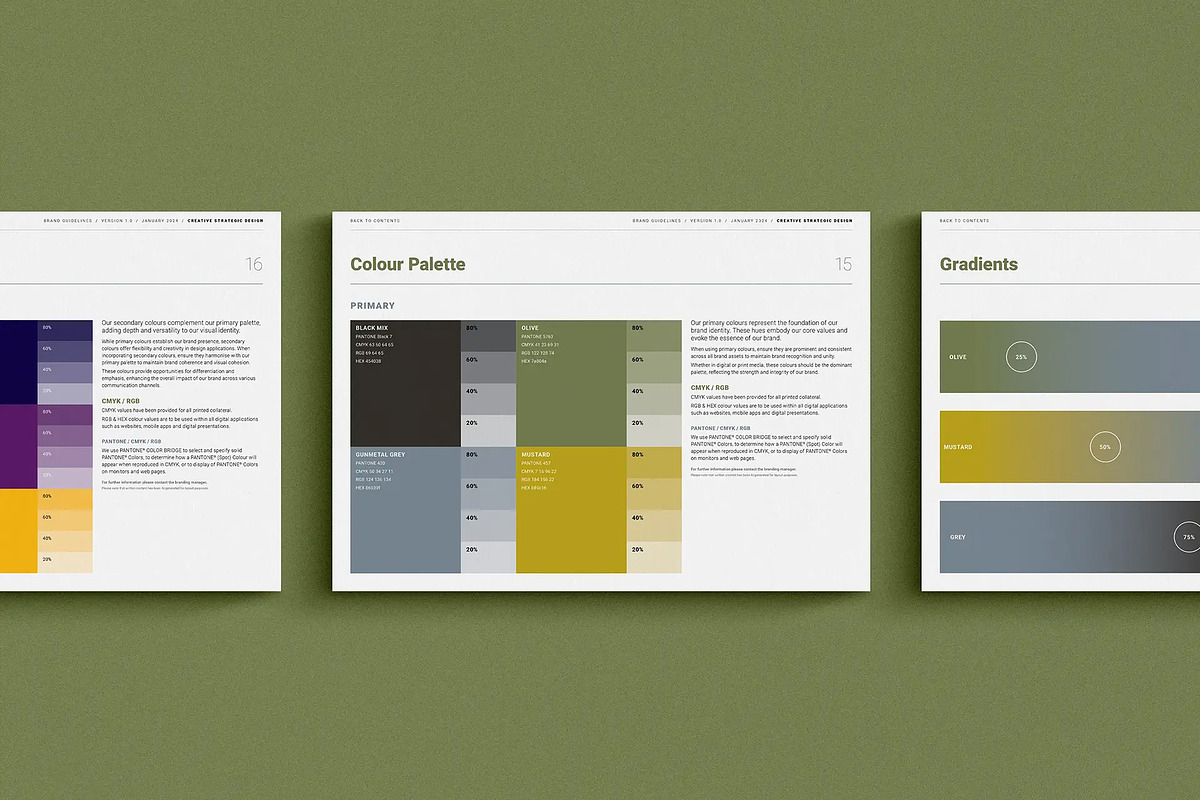 Aréo Brand Guidelines Template, a Presentation Template by Crafted by AKD (Photo 4 of 13)