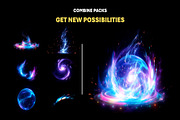 200+ Magic Sphere Overlay Effects, an Object Graphic by Mikel Blazgad (Thumbnail 7 of 11)