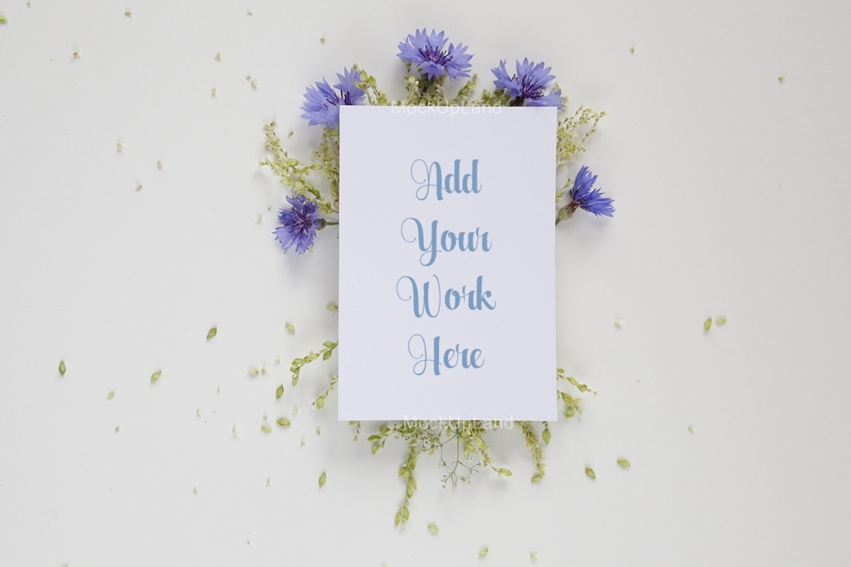 Mock up - card design - announcement, a Background Photo by Susa's pics (Photo 1 of 2)