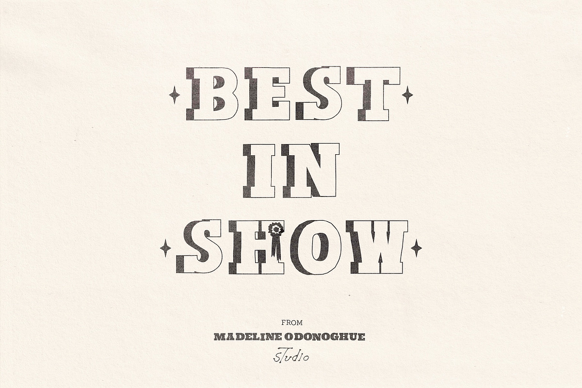 Show Pony Hand Drawn Western Font, a Slab Serif Font by Madeline ODonoghue Design (Photo 9 of 10)
