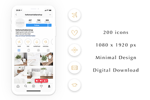 200 Instagram Story Highlight Icons