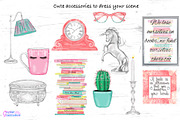 Total Bookworm Clipart collection, a Work Illustration by Gaynor Carradice Designs (Thumbnail 5 of 7)