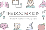 The Doctor Is In - Medical Icon Set, an Outline Icon by Linseed Studio (Thumbnail 1 of 4)