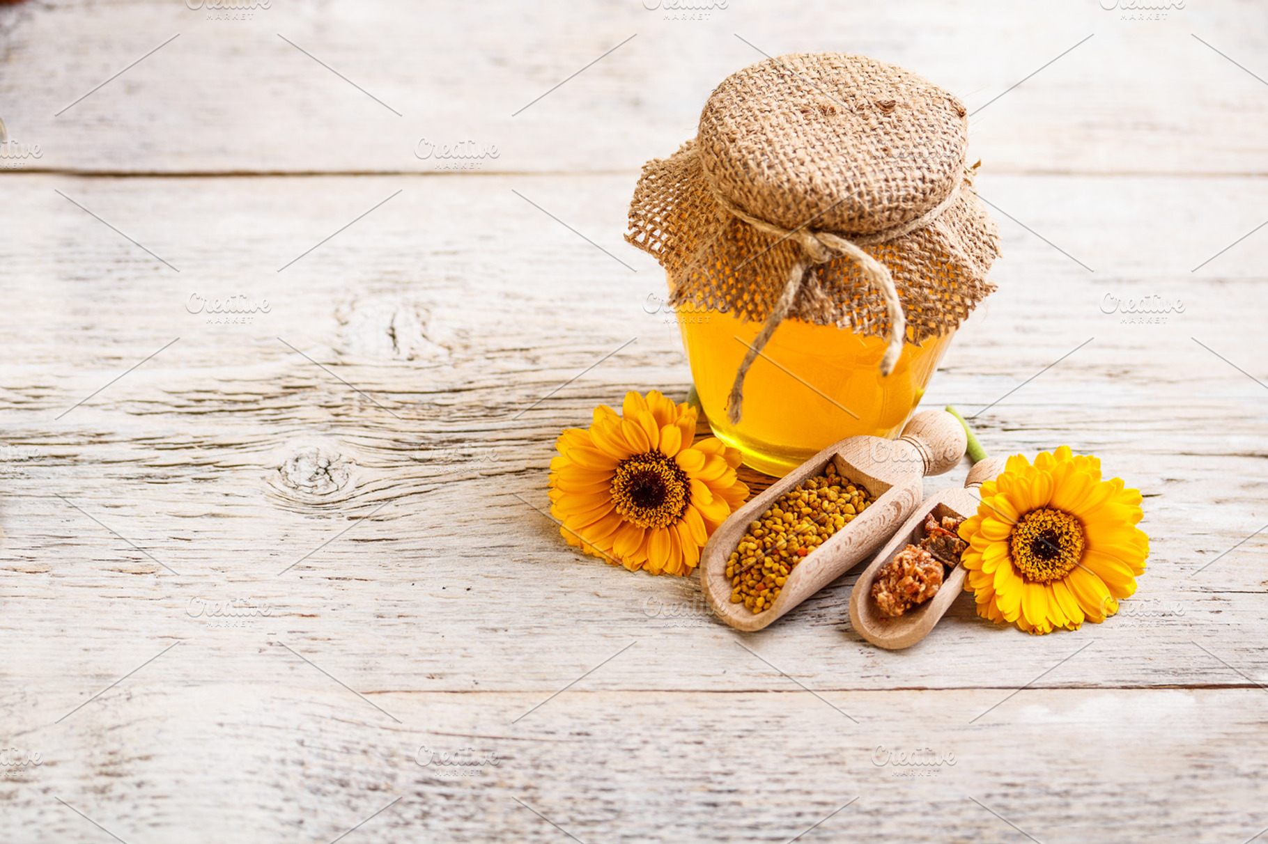Honey containing alternative, antimicrobial, and apiary
