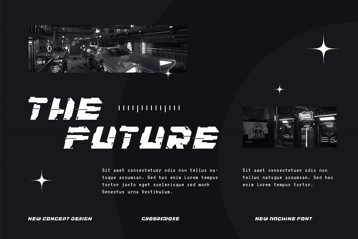 Cybergrose - Cyberpunk Display Font, a Sans Serif Font by Annora Studio (Photo 12 of 17)