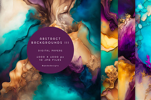 Abstract Backgrounds III, a Texture Graphic by PeDe Designs