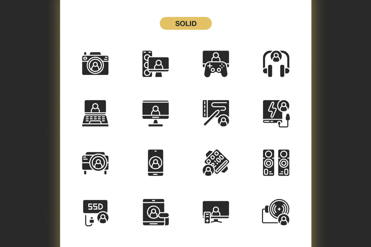 Personal Device Icons, an Icon by Spacepixel Creative